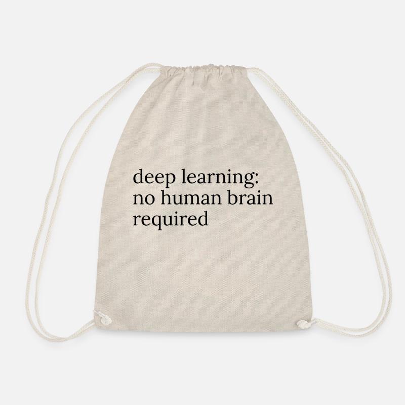 Deep learning - Drawstring Bag - nature