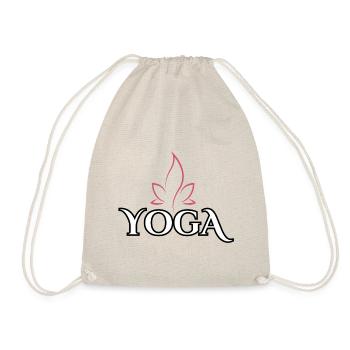 Yoga Zen Yin Yang Hommes Femmes - Sac de sport léger - nature - Devant