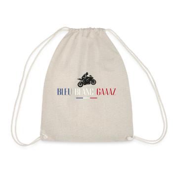 bleu blanc gaz - Sac de sport léger - nature - Devant