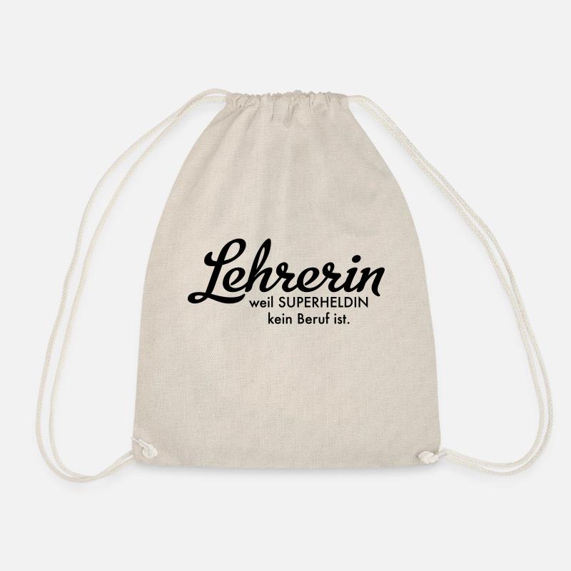 Lehrerin - Turnbeutel - Natur
