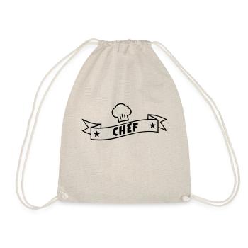 Chef - Turnbeutel - Natur - Vorne
