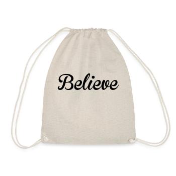 Believe - Turnbeutel - Natur - Vorne