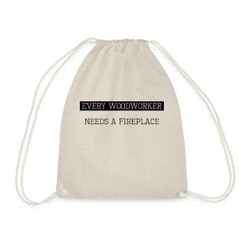 present idea lumberman birthday present idea - Turnbeutel - Natur - Vorne