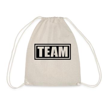 team - Drawstring Bag - nature - Front