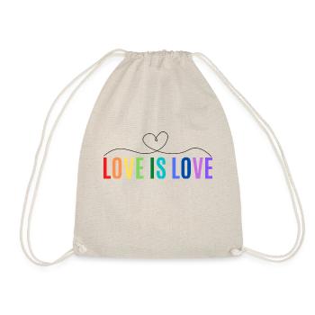 L’AMOUR EST L’AMOUR - Sac de sport léger - nature - Devant
