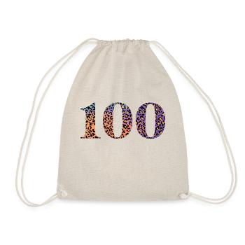 100th Anniversary Leopard - Drawstring Bag - nature - Front