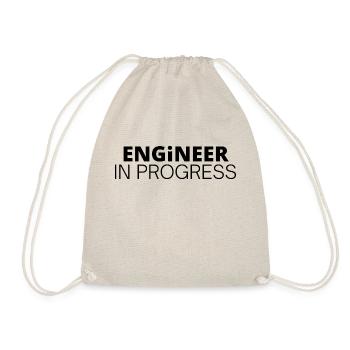 Ingenieur in Arbeit - Turnbeutel - Natur - Vorne