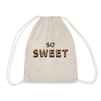 So Sweet, Sugar - Drawstring Bag - nature - Front