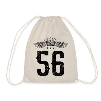 56 Number crown - Drawstring Bag - nature - Front