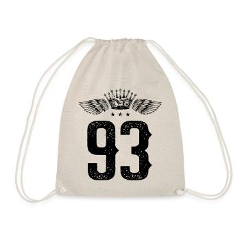 93 Couronne numérique - Sac de sport léger - nature - Devant