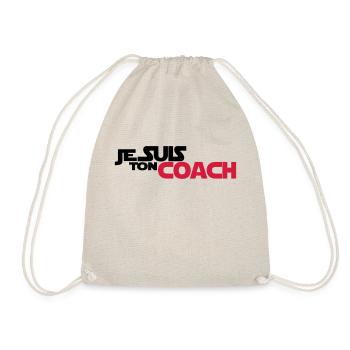 JE SUIS Ton coach - Sac de sport léger - nature - Devant