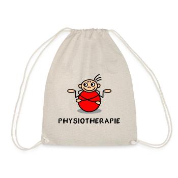 Physiotherapie Physio Ball Gymnastik - Turnbeutel - Natur - Vorne