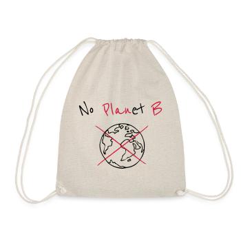 No Planet B - Environmental Protection & Climate Rescue - Drawstring Bag - nature - Front