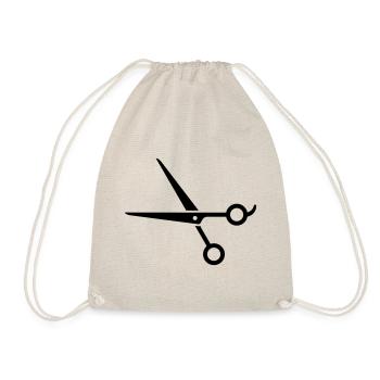 Ciseaux à cheveux, ciseaux à effilier - Sac de sport léger - nature - Devant