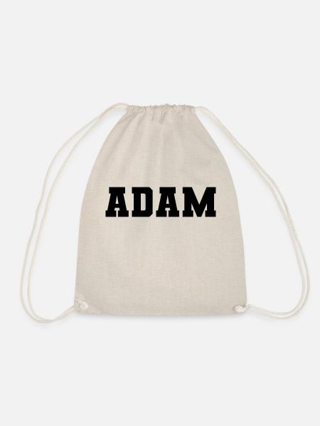 Name - Adam - Turnbeutel - Natur