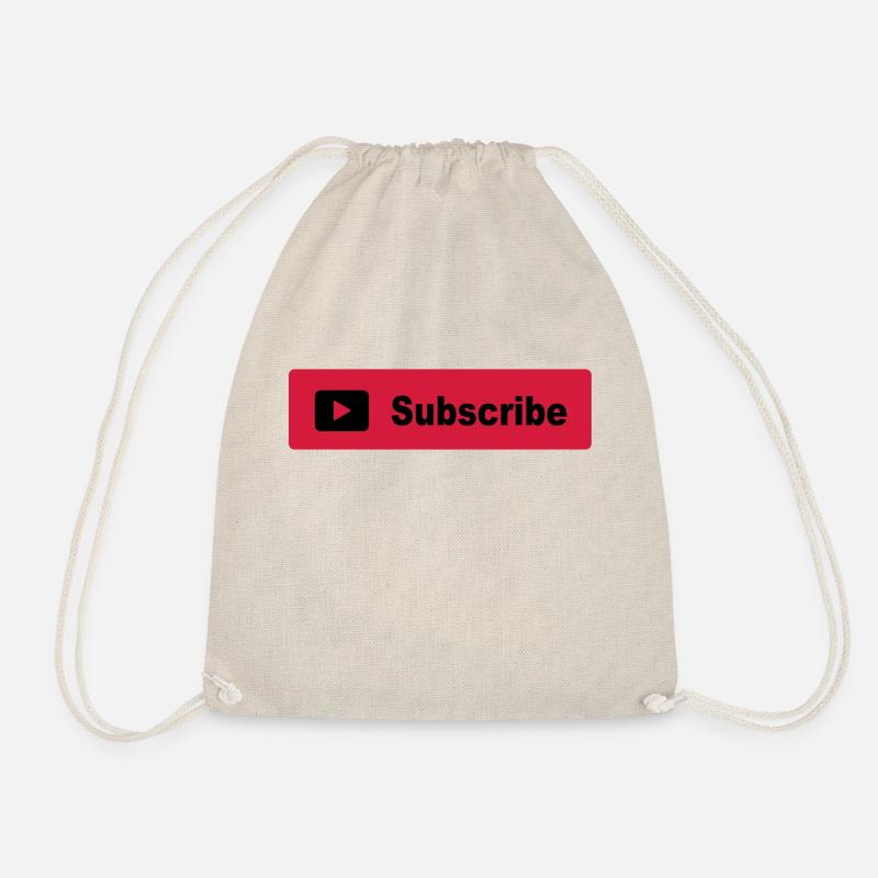 Subscribe Button - Turnbeutel - Natur