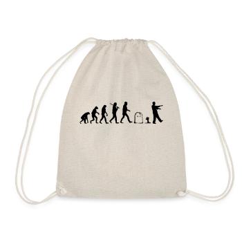 Evolution - Drawstring Bag - nature - Front
