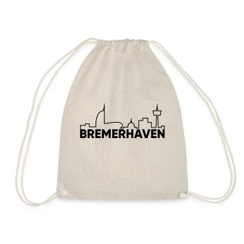 Bremerhaven avec skyline - Sac de sport léger - nature - Devant