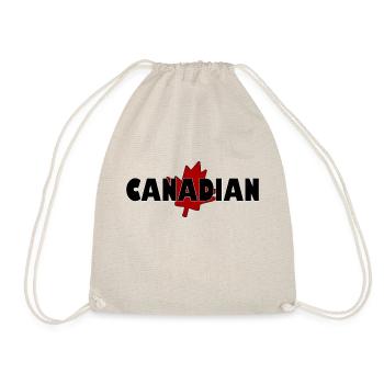 Canadian - Drawstring Bag - nature - Front