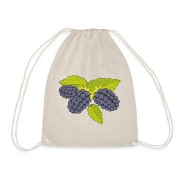 Blackberry - Drawstring Bag - nature - Front