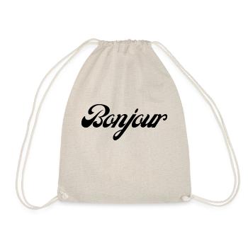 Bonjour idée cadeau - Sac de sport léger - nature - Devant