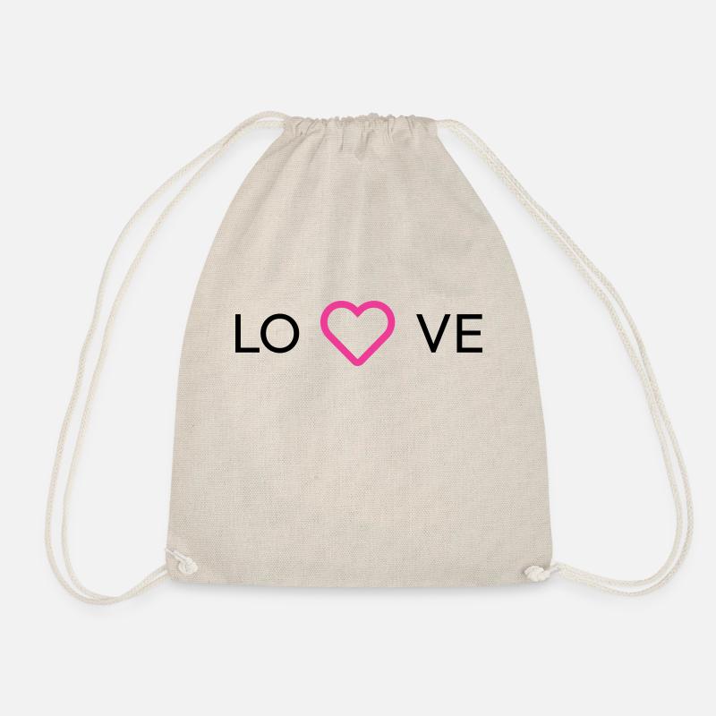 Love is centered - Turnbeutel - Natur