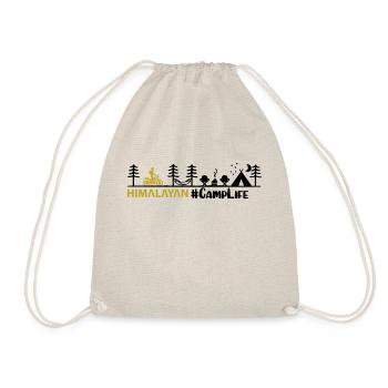 Himalayan Camp life - Drawstring Bag - nature - Front