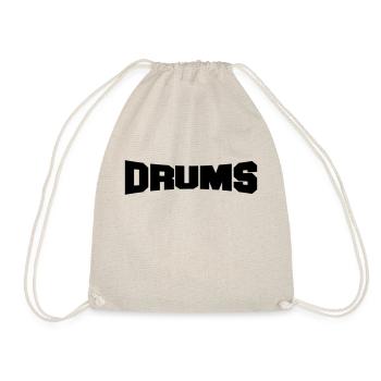 drums - Turnbeutel - Natur - Vorne