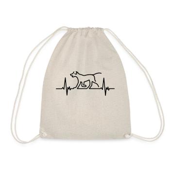dog - Drawstring Bag - nature - Front