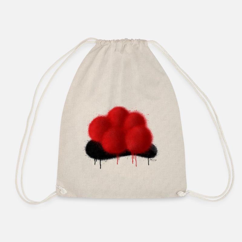 Bollenhut Black Forest Costume - Drawstring Bag - nature