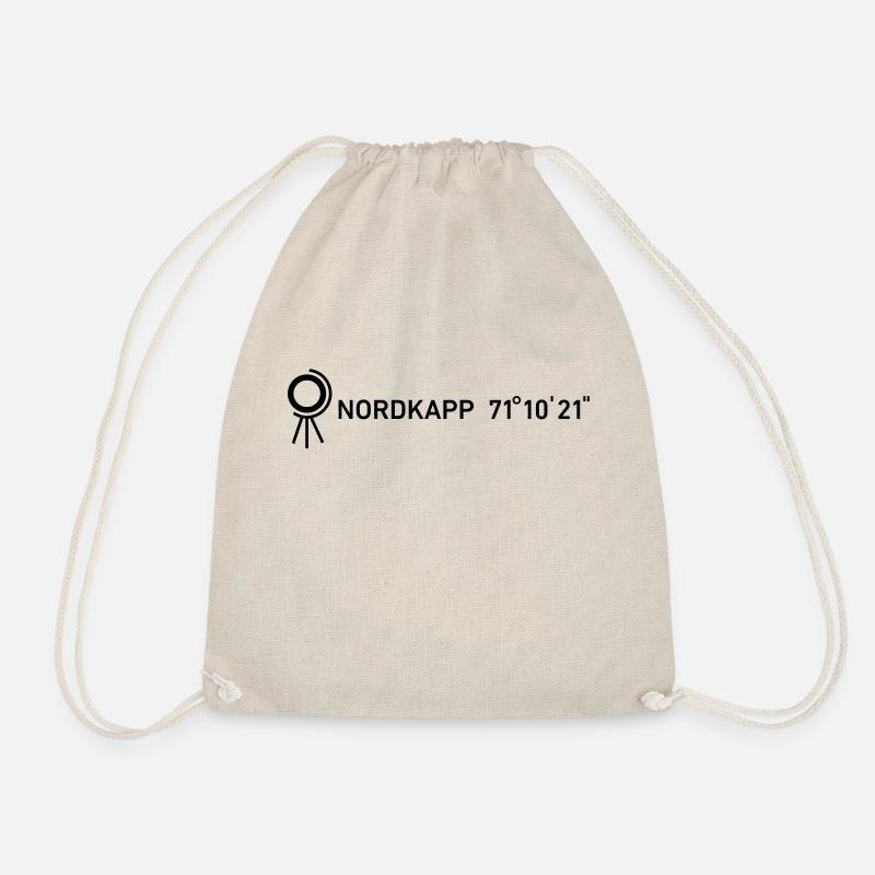 Nordkapp 71°10'21'' - Drawstring Bag - nature