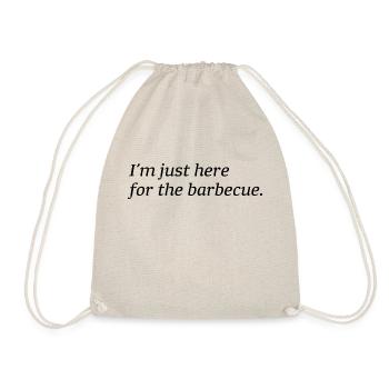I'm just here for the barbecue - Sac de sport léger - nature - Devant