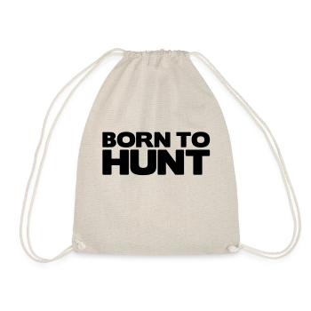 born to hunt - Turnbeutel - Natur - Vorne