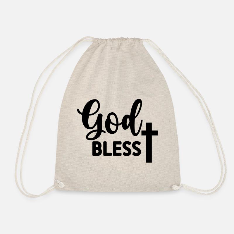 God Bless - Turnbeutel - Natur