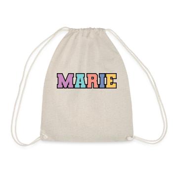 Nom - Marie - Sac de sport léger - nature - Devant