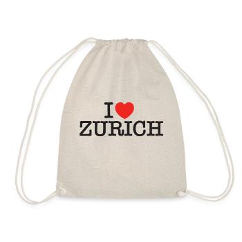 I LOVE ZURICH - Turnbeutel - Natur - Vorne