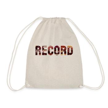 RECORD - Drawstring Bag - nature - Front
