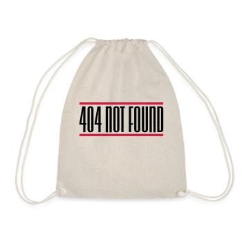 404 not found Error - Drawstring Bag - nature - Front