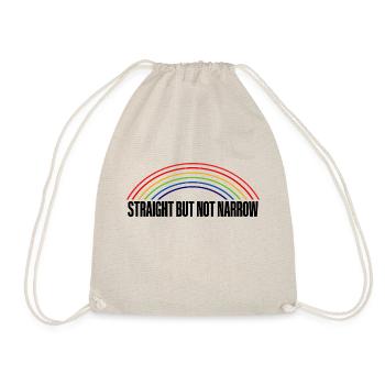 Straight But Not Narrow 3 - Drawstring Bag - nature - Front