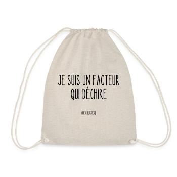 facteur qui déchire le courrier - Sac de sport léger - nature - Devant