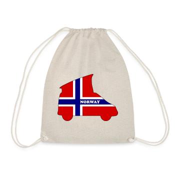 Norway Campingbus Contour - Drawstring Bag - nature - Front