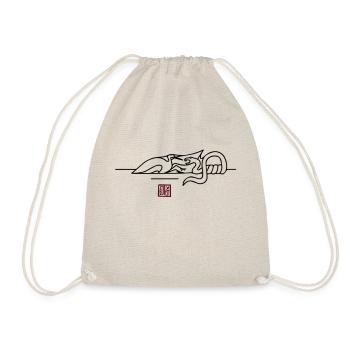épique WingTsun grue serpent bataille - Sac de sport léger - nature - Devant