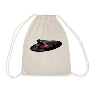 disque vinyle - Sac de sport léger - nature - Devant
