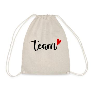 Team - Drawstring Bag - nature - Front
