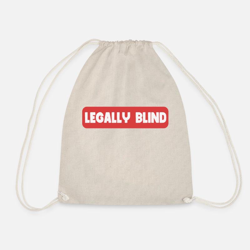 Legally Blind - Drawstring Bag - nature