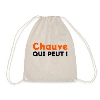 Chauve qui peut ! - Sac de sport léger - nature - Devant
