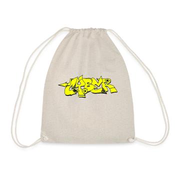 graffiti street art spray colors cool artist urban - Drawstring Bag - nature - Front