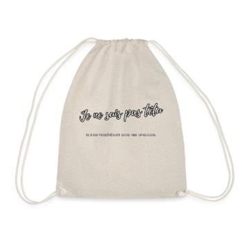 I'm not stubborn - Drawstring Bag - nature - Front