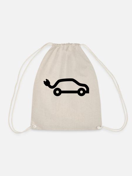 E-Car - Turnbeutel - Natur