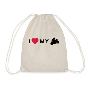 J'aime mon vélo - Sac de sport léger - nature - Devant